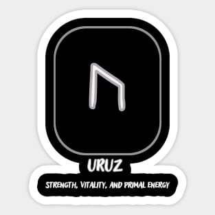 The Nordic rune Uruz Sticker